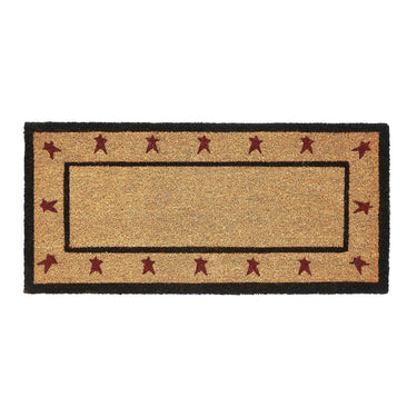 Connell Coir Rug Rect Stars 17x36 - The Fox Decor
